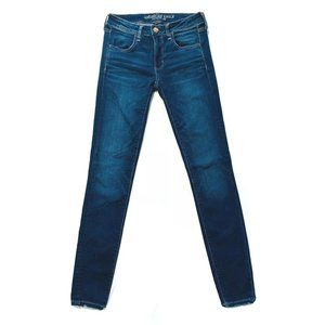 American Eagle Super Stretch X Jegging‎ Distressed